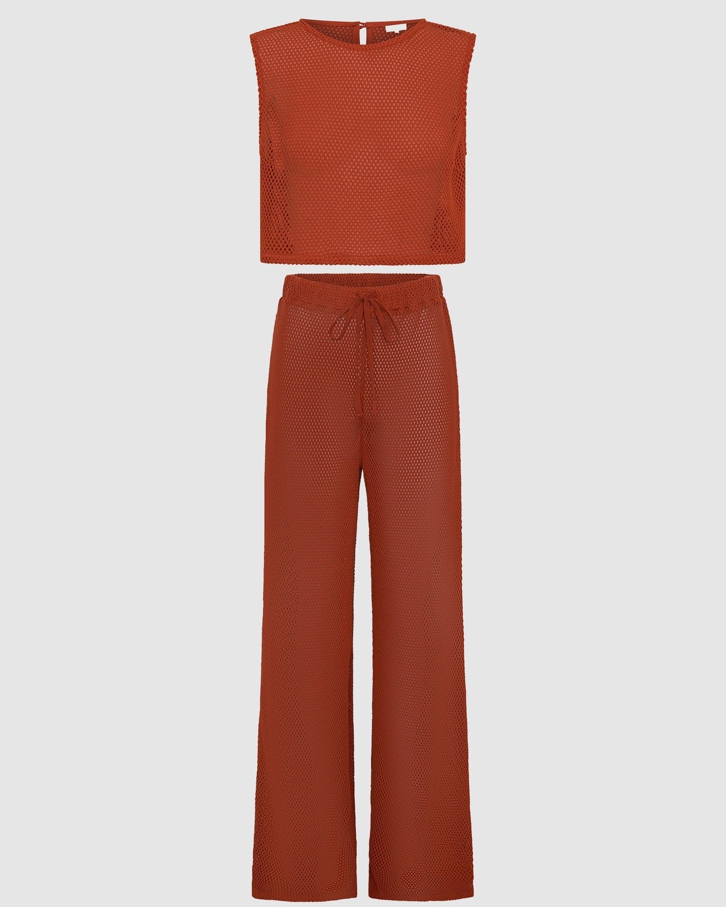 Bari Pants Set - Apricot