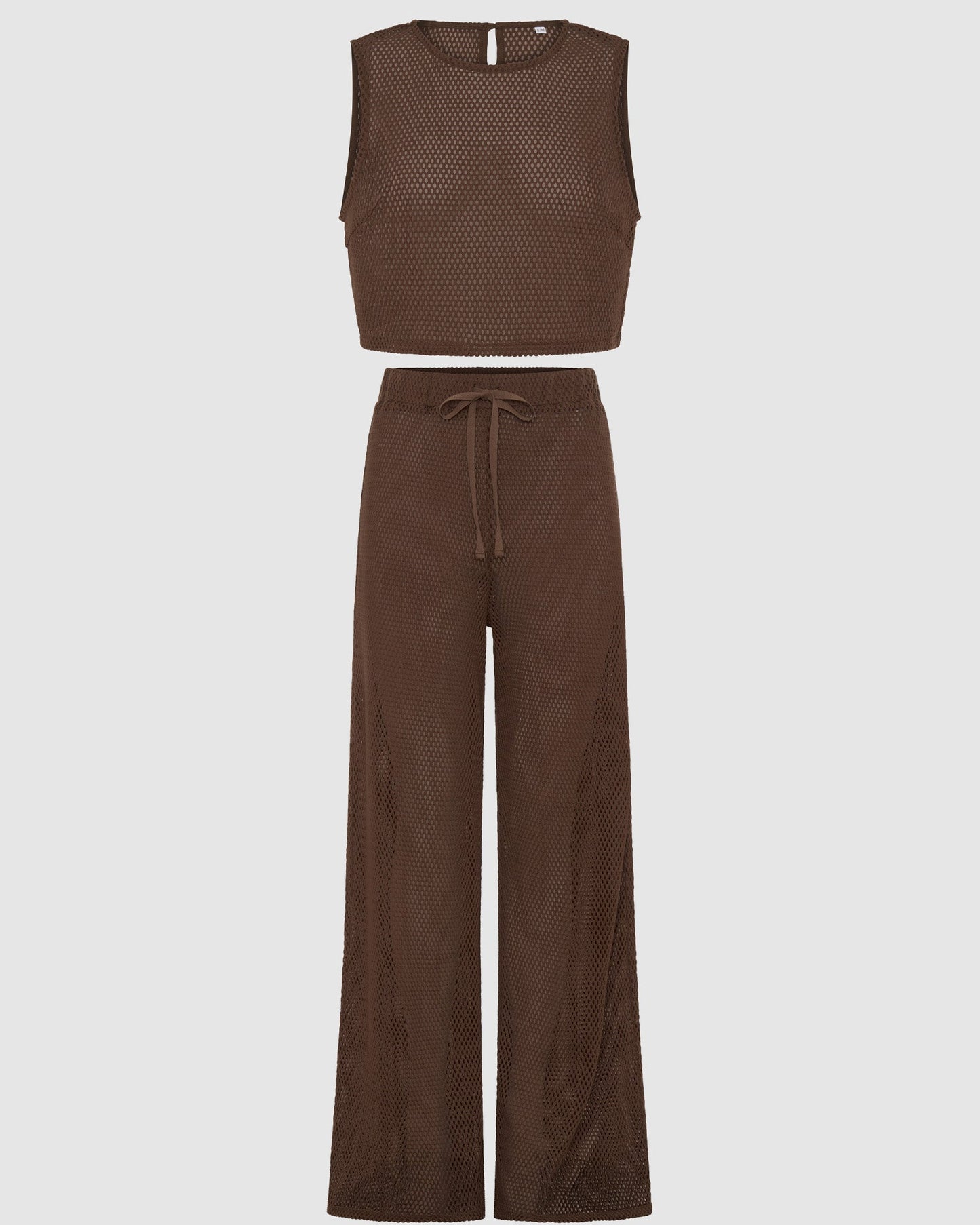 Bari Pants Set - Chocolate