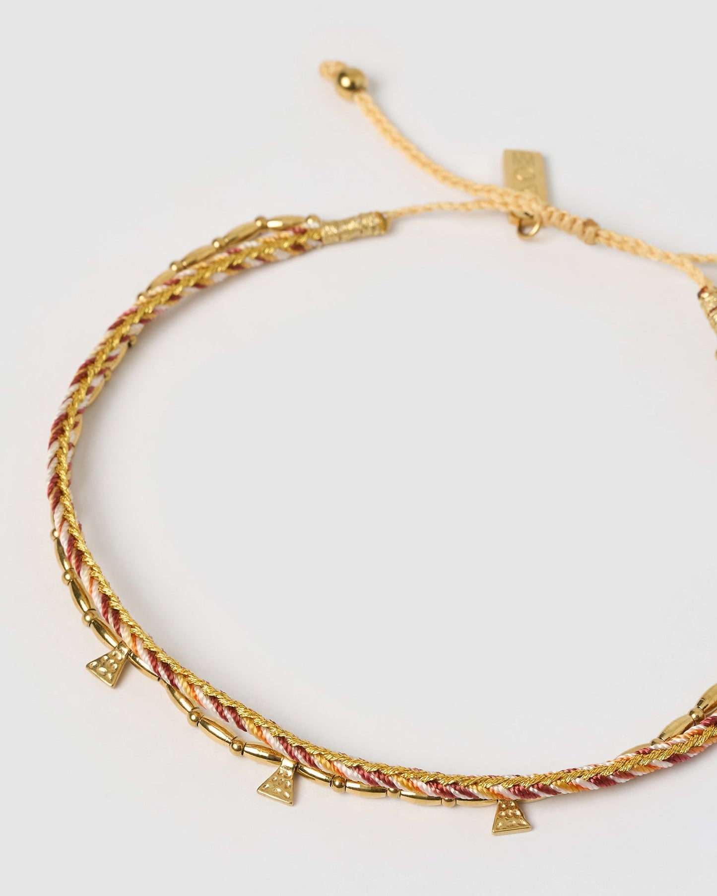 Bennie Gold Anklet - Desert