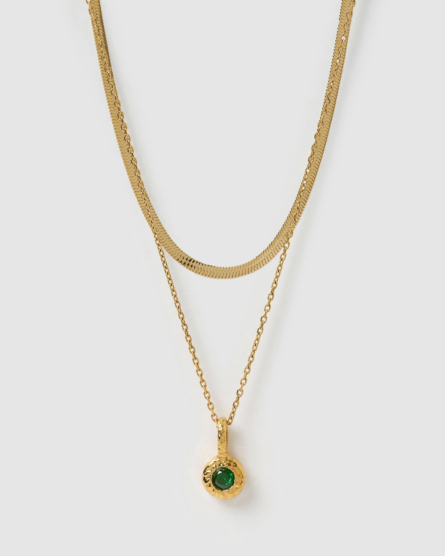 Birthstone Necklace Stack