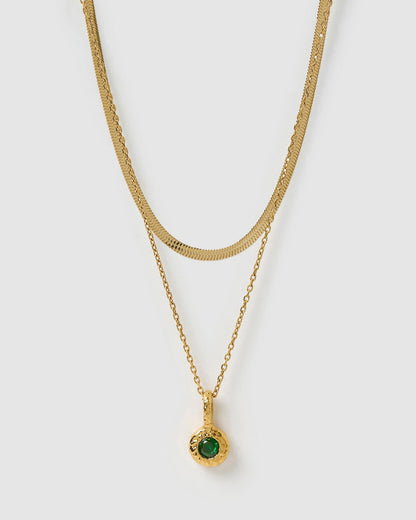 Birthstone Necklace Stack