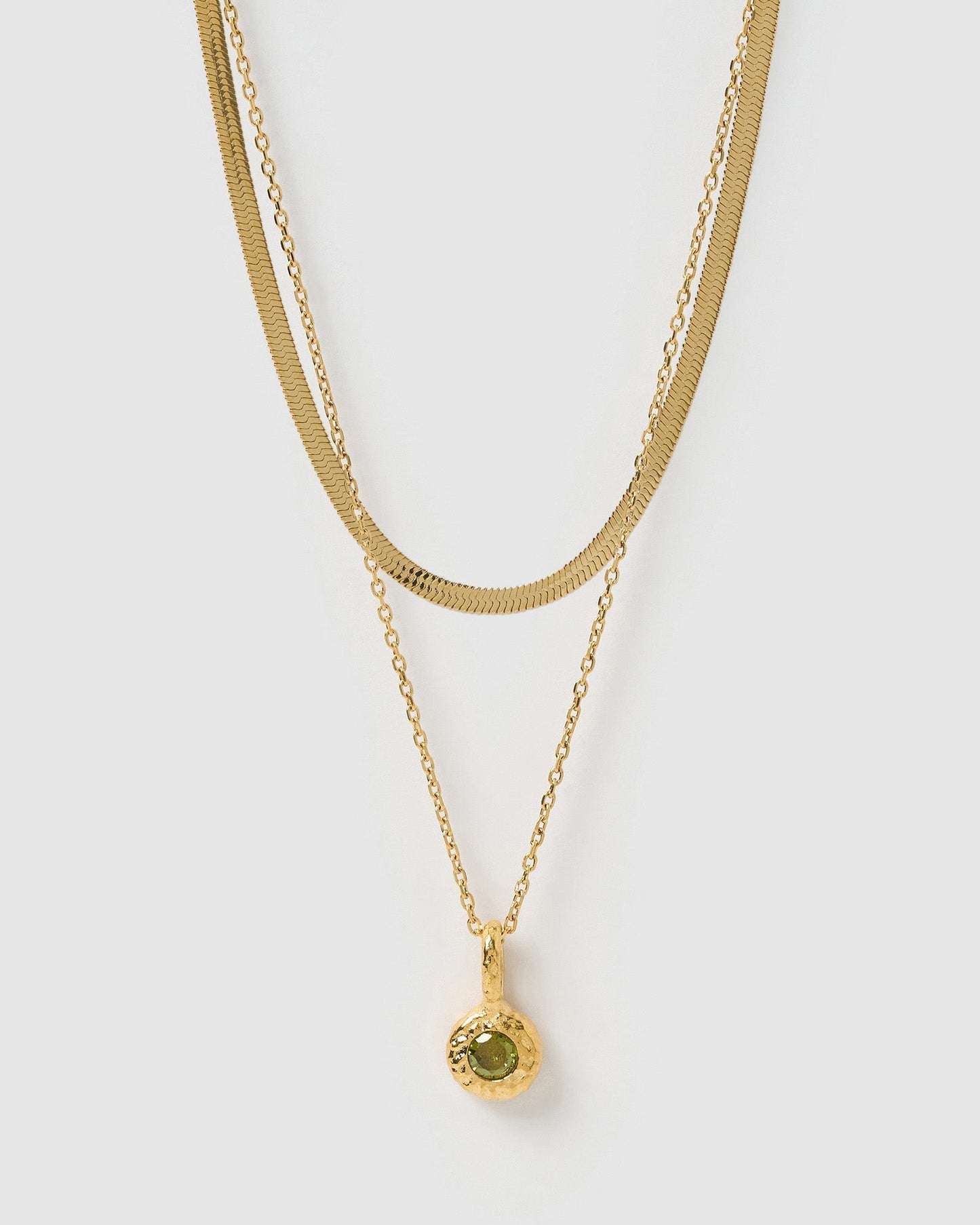Birthstone Necklace Stack