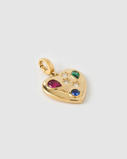 Bisou Heart Charm