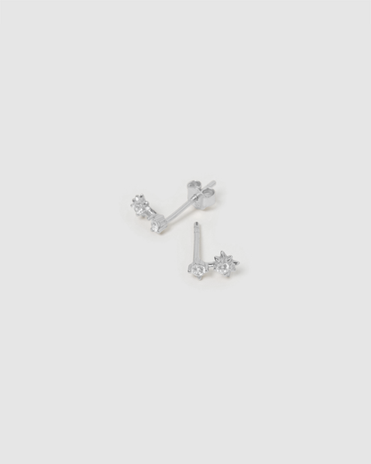 Bonnie Silver Stud Earrings