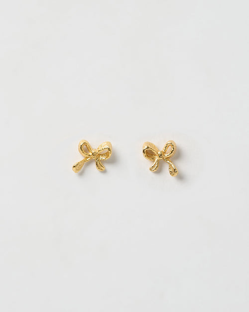 Bowie Gold Studs