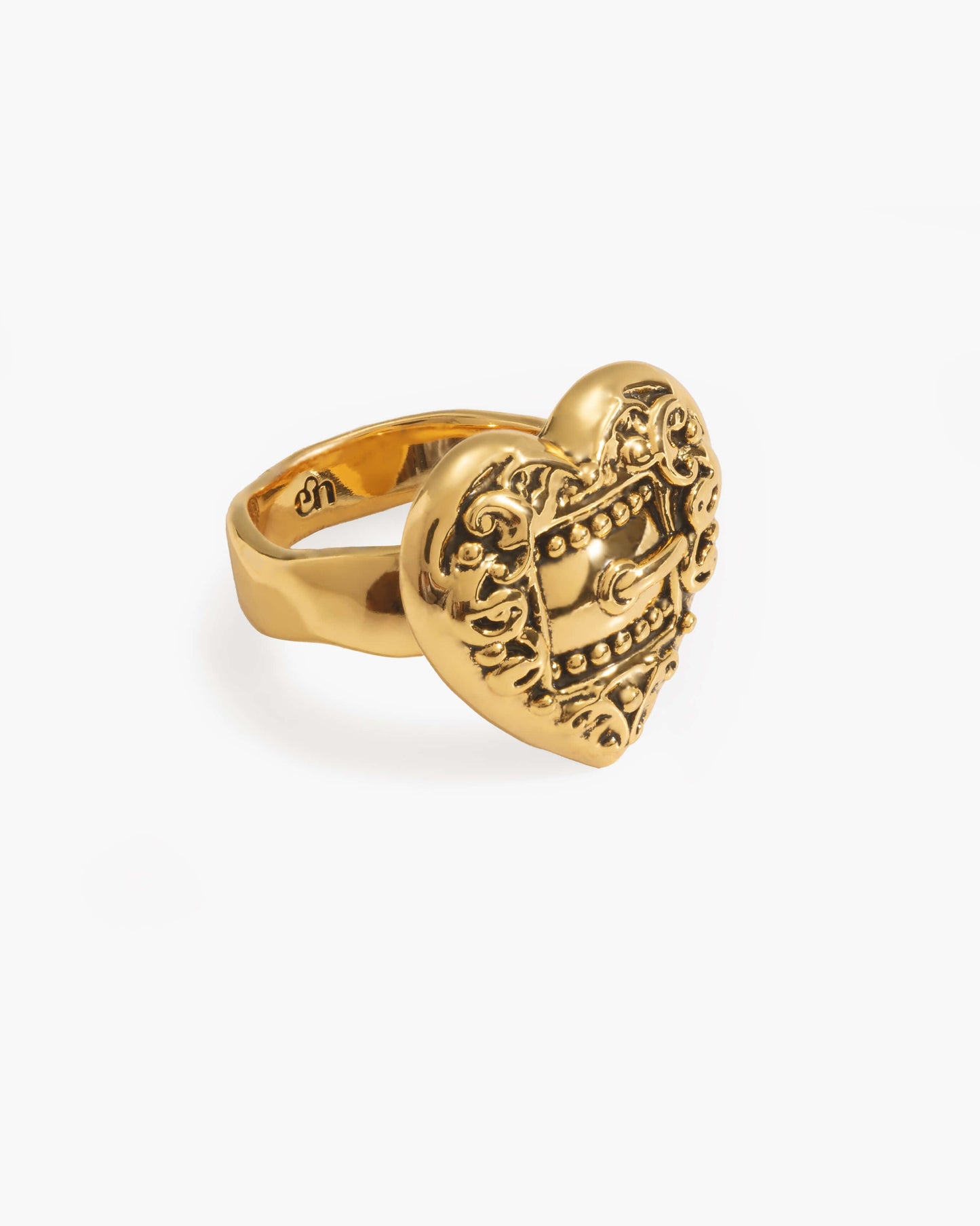Belted Heart Ring