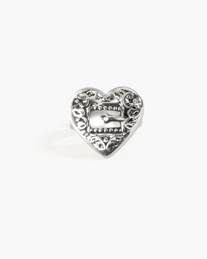 Belted Heart Ring