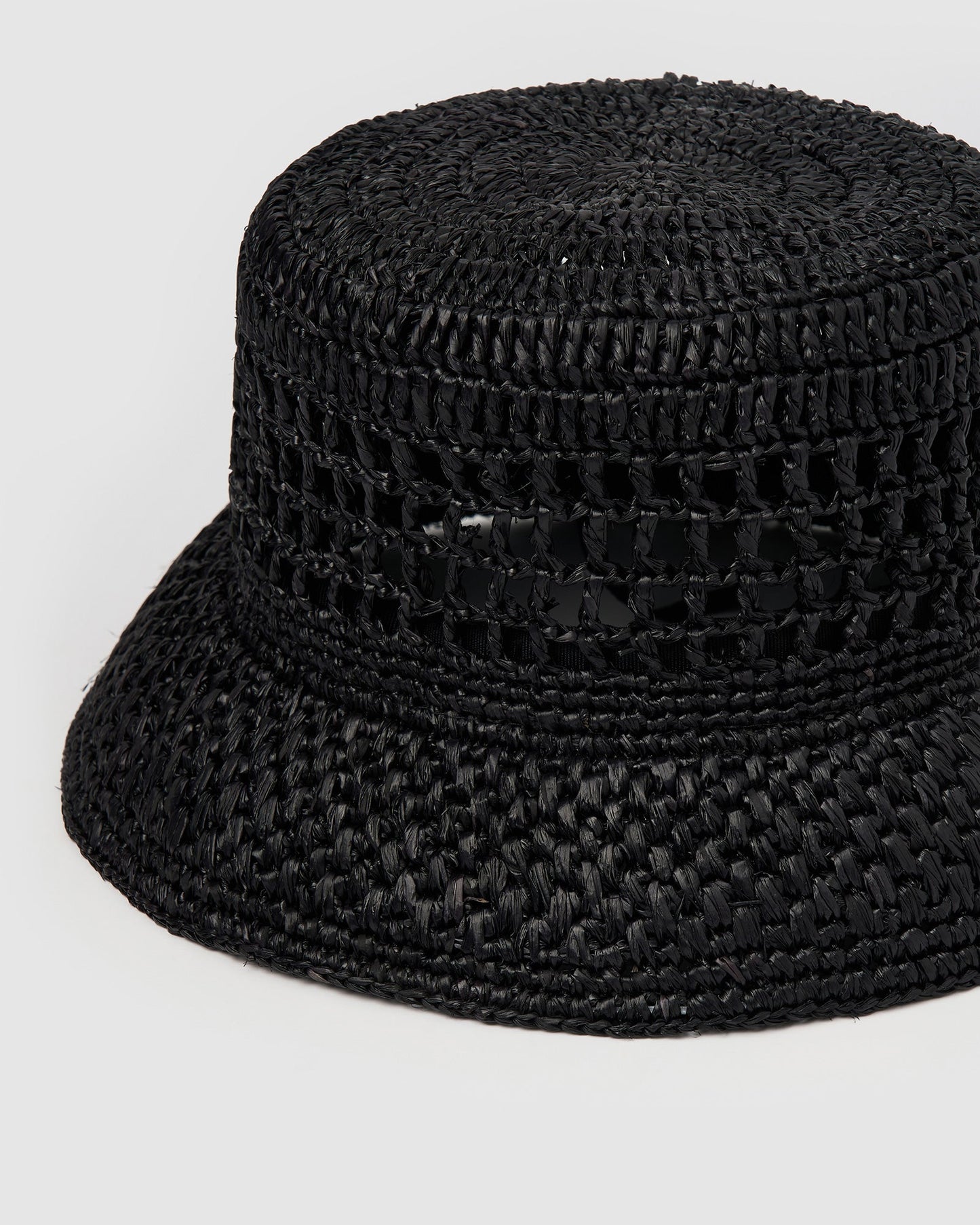 Camille Sun Hat - Black