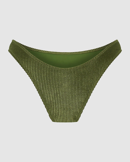 Capri Bikini Bottoms - Matcha