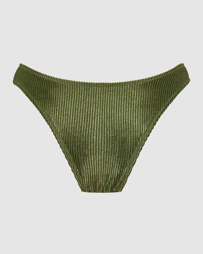 Capri Bikini Bottoms - Matcha