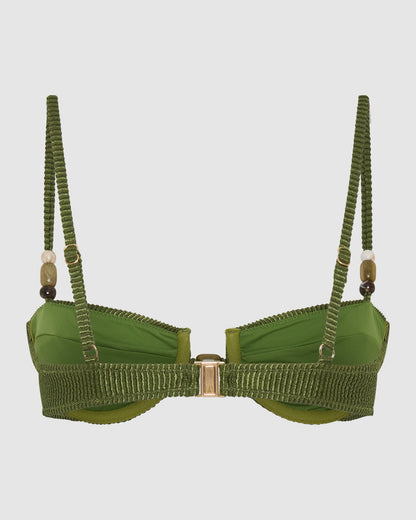 Capri Bikini Top - Matcha