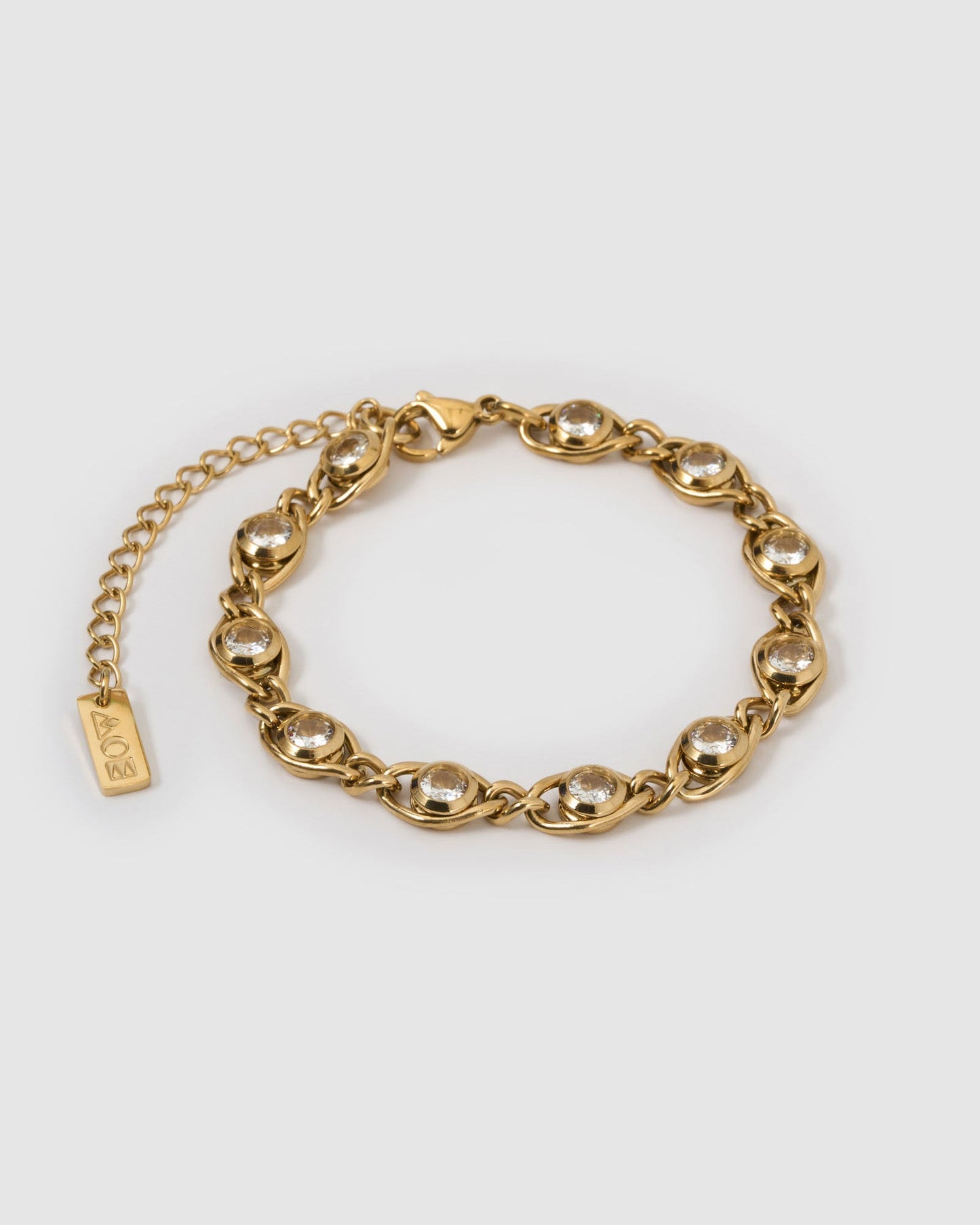 Cassandra Gold Bracelet - Stone