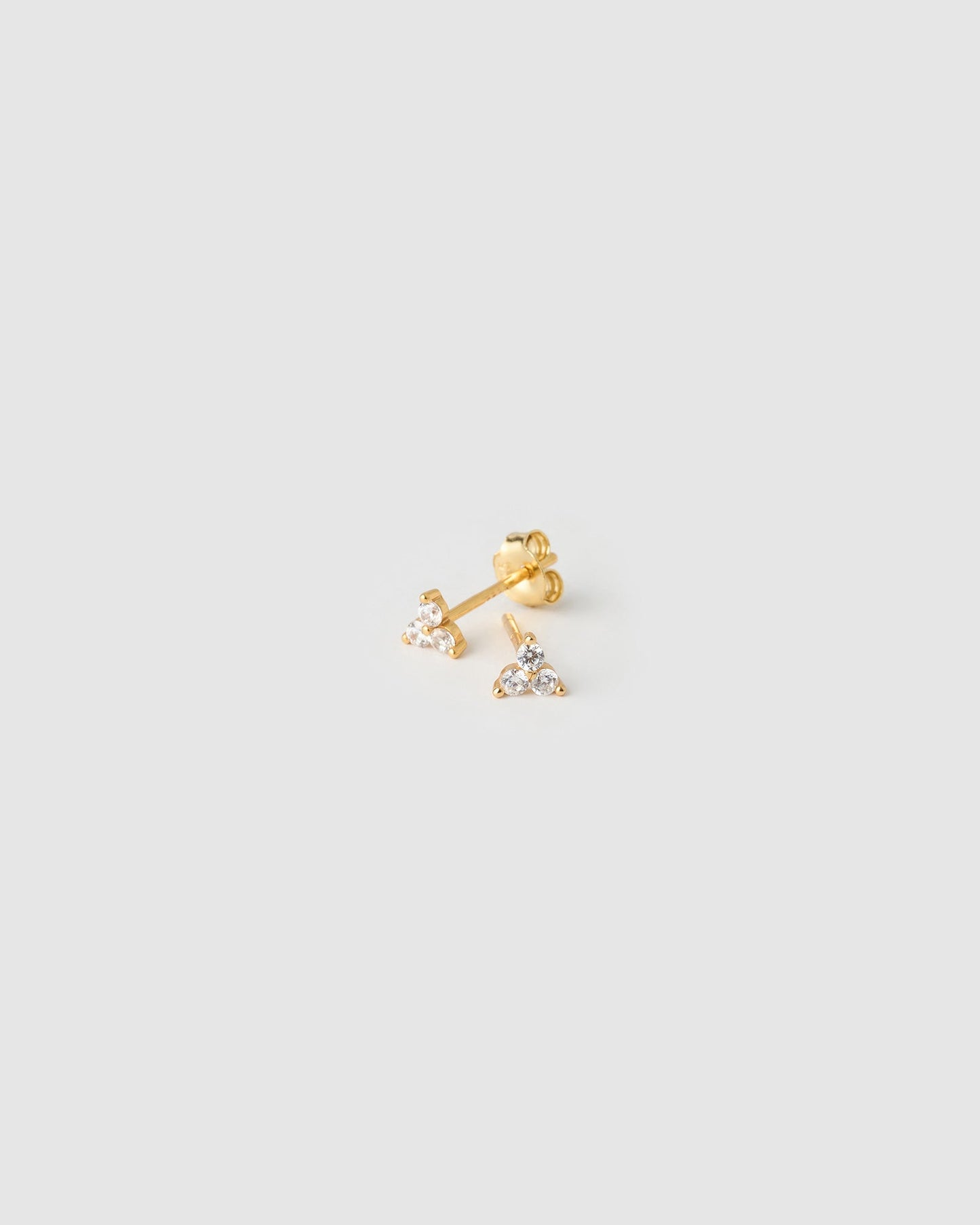 Cassia Stud Earrings - Stone