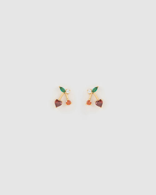 Cherry Bomb Stud Earrings
