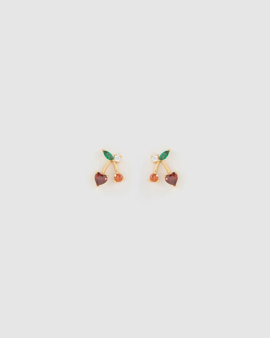 Cherry Bomb Stud Earrings