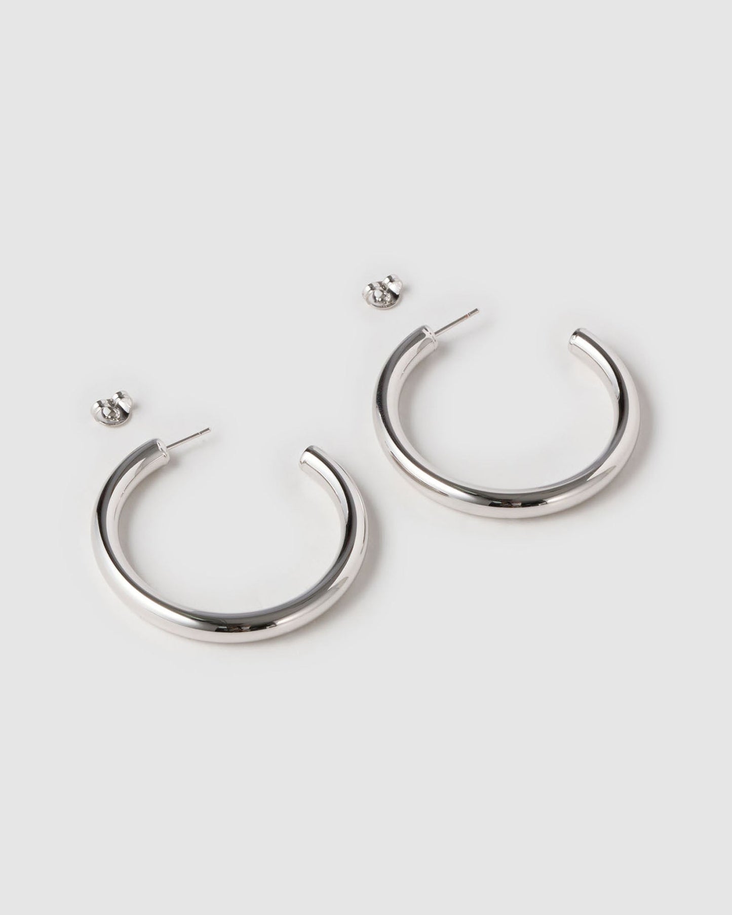 Chlo Silver Hoop Earrings