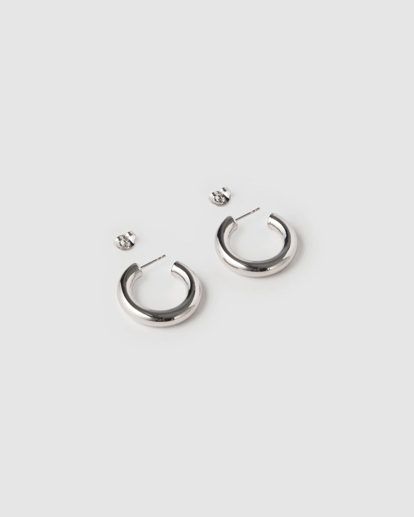 Chlo Silver Hoop Earrings