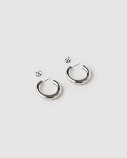 Chlo Silver Hoop Earrings