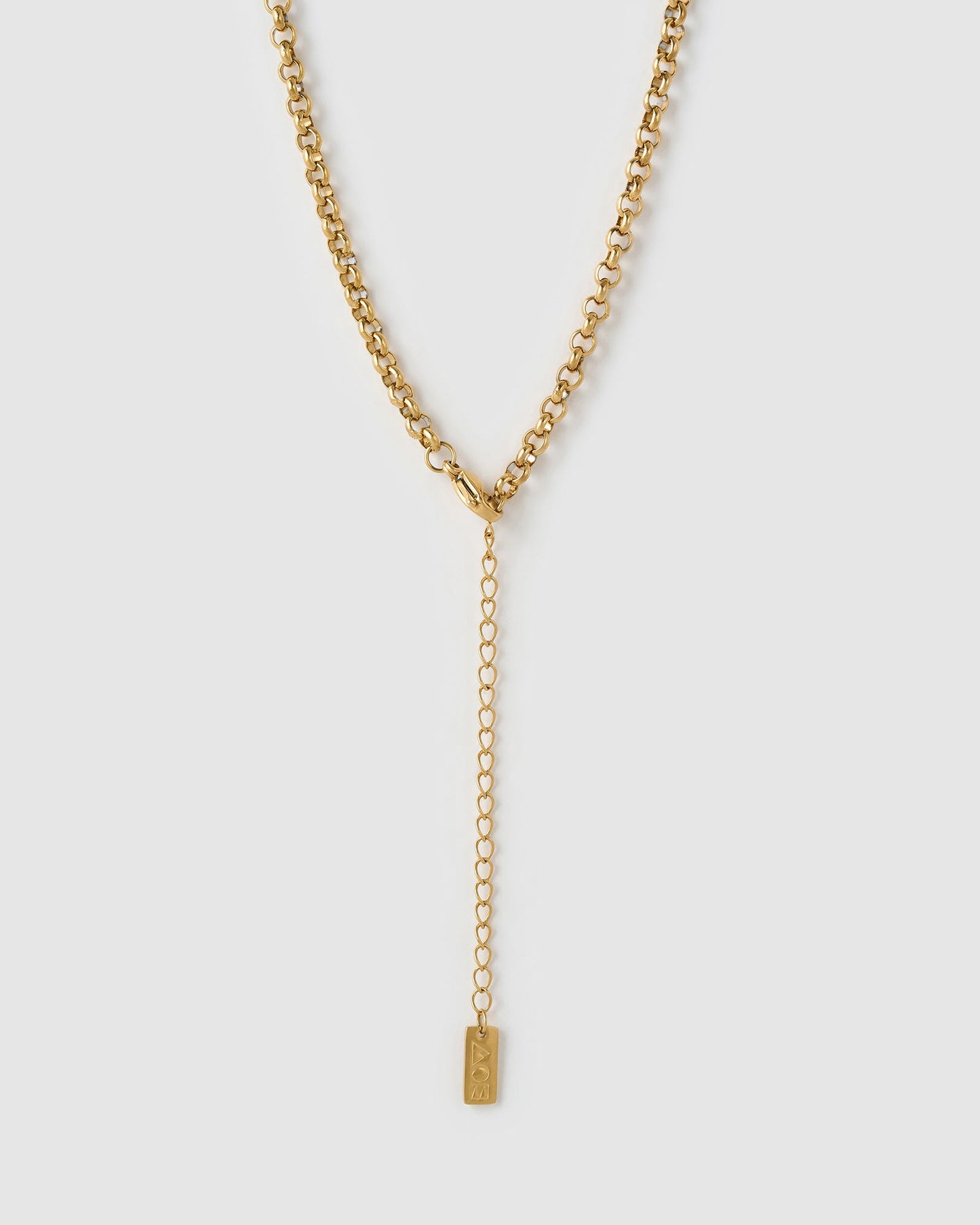 Circle Charm Necklace - Gold