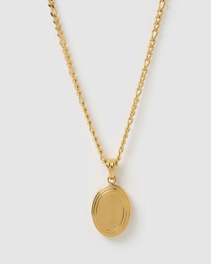 Classic Gold Locket Necklace