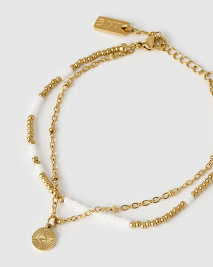 Cobra Gold Bracelet - Vanilla