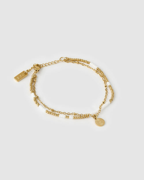 Cobra Gold Bracelet - Vanilla
