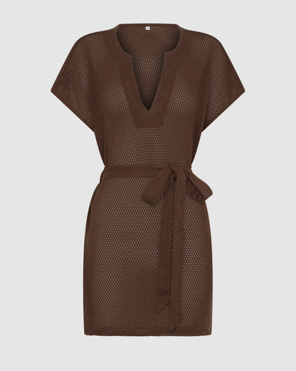 Como Dress - Chocolate
