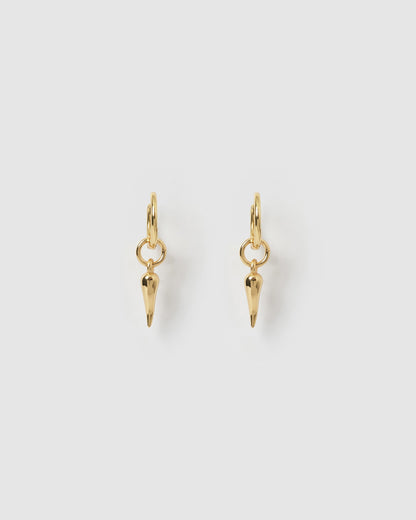 Cornicello Gold Charm Earrings - Small