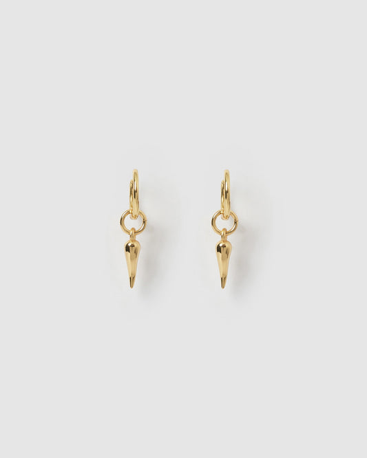 Cornicello Gold Charm Earrings - Small