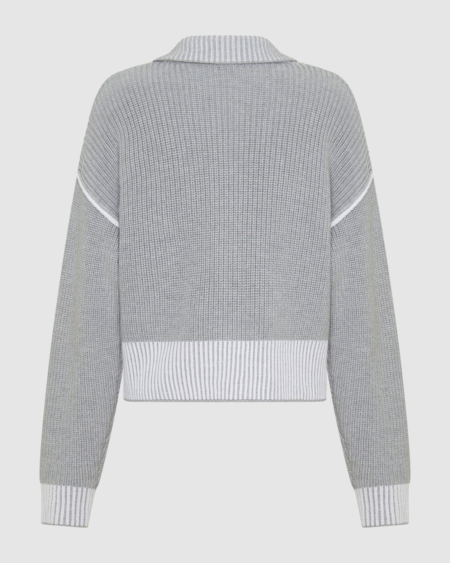 Cortina Double Zip Knit - Ash