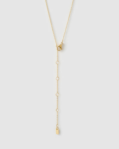 Cross Charm Gold Necklace