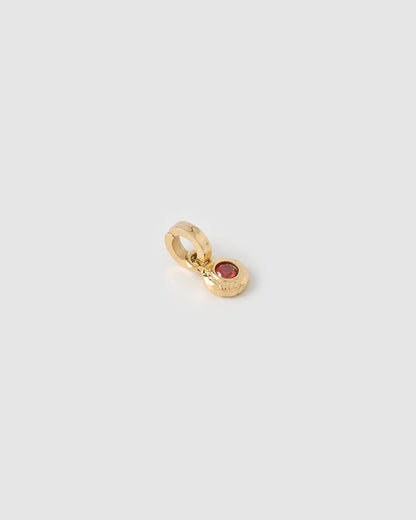 Crushed Birthstone Charm