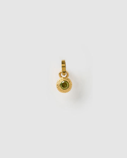Crushed Birthstone Charm