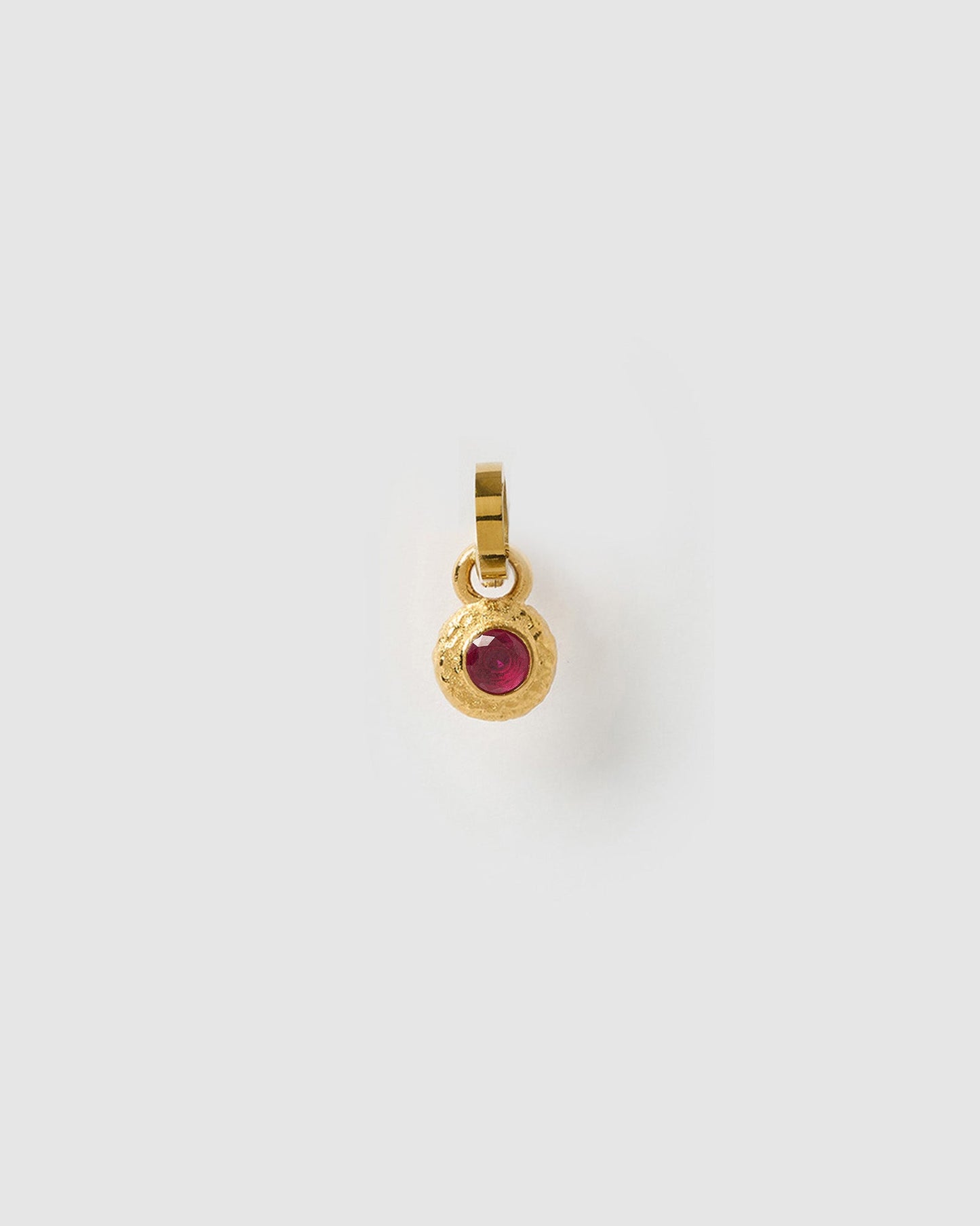Crushed Birthstone Charm