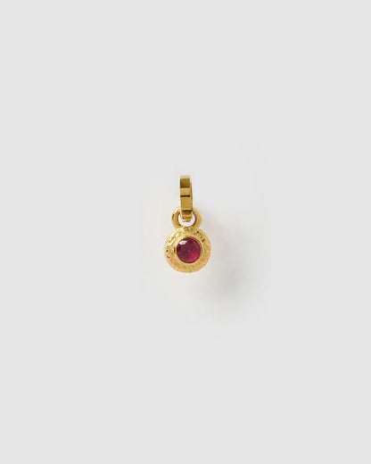 Crushed Birthstone Charm