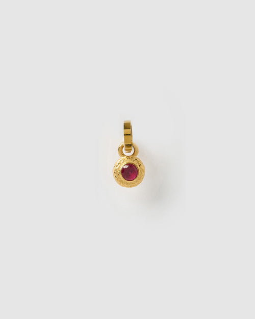 Crushed Birthstone Charm