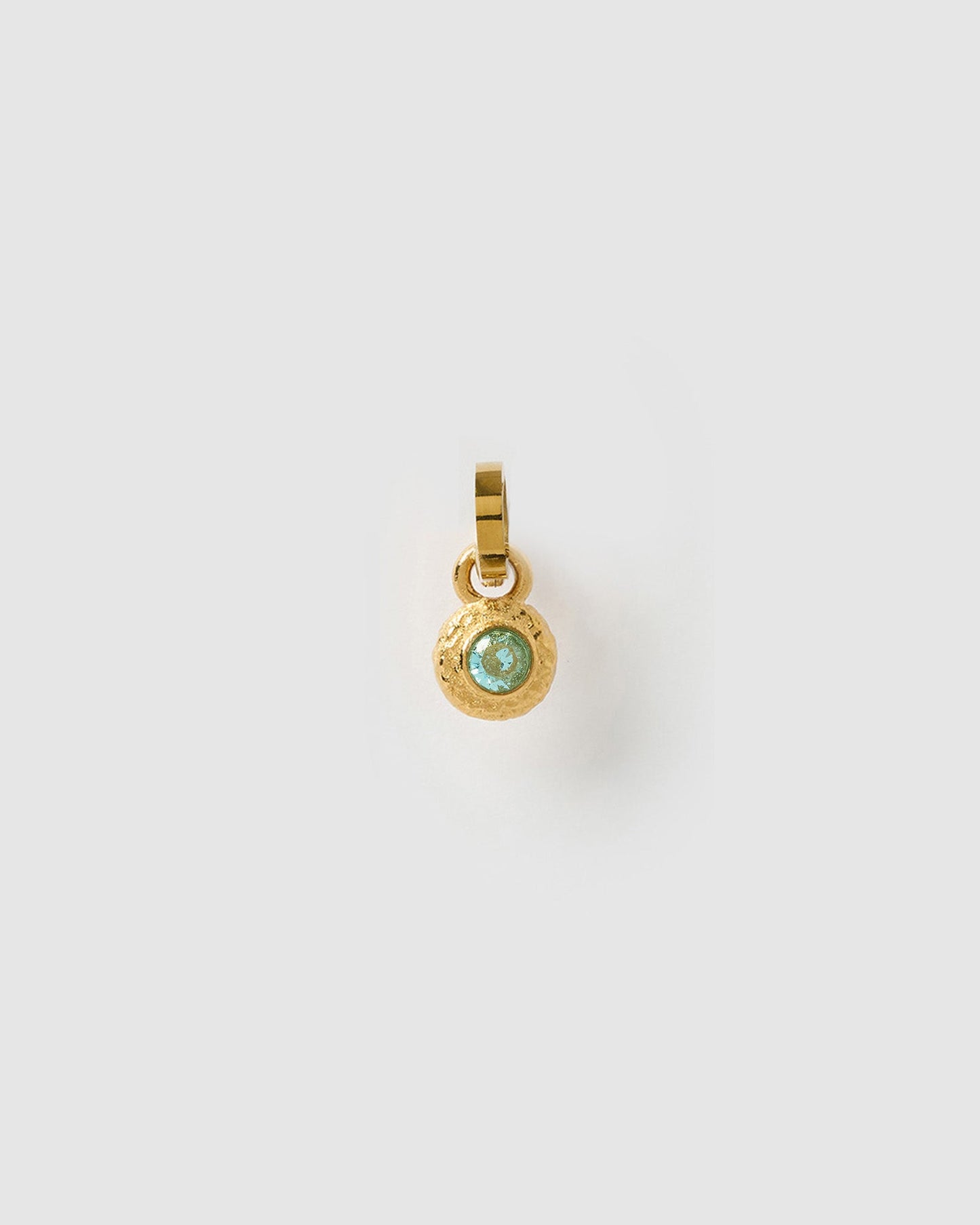 Crushed Birthstone Charm