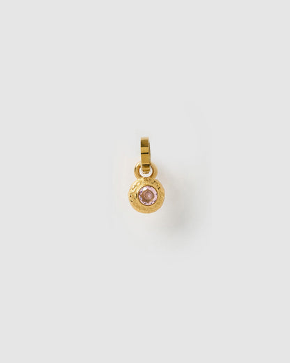 Crushed Birthstone Charm