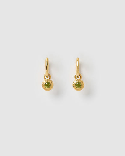 Crushed Birthstone Earrings