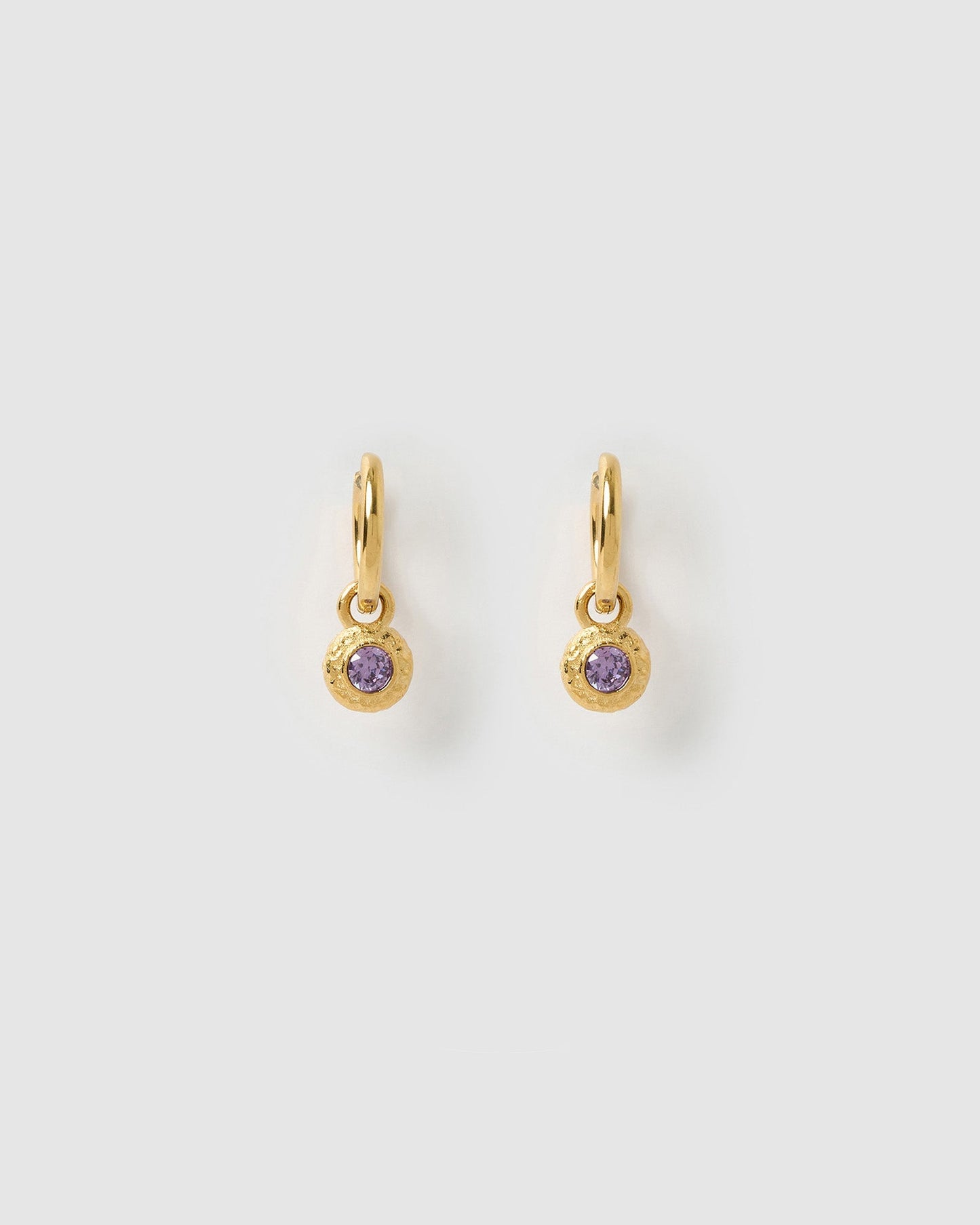 Crushed Birthstone Earrings