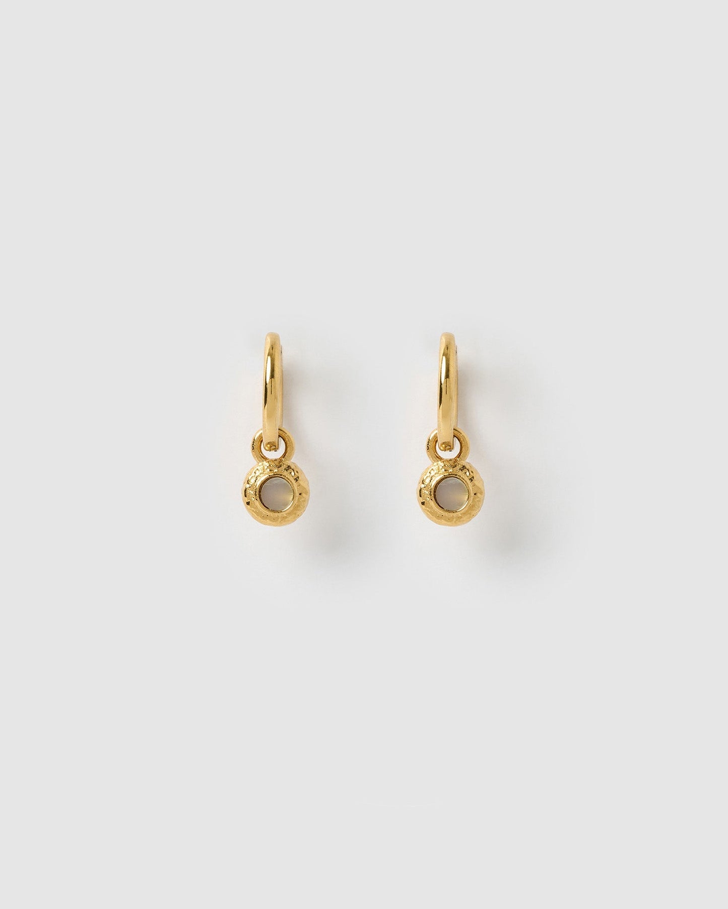 Crushed Birthstone Earrings