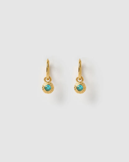 Crushed Birthstone Earrings