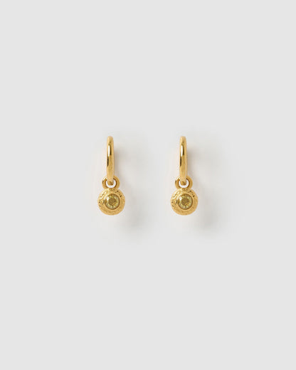 Crushed Birthstone Earrings