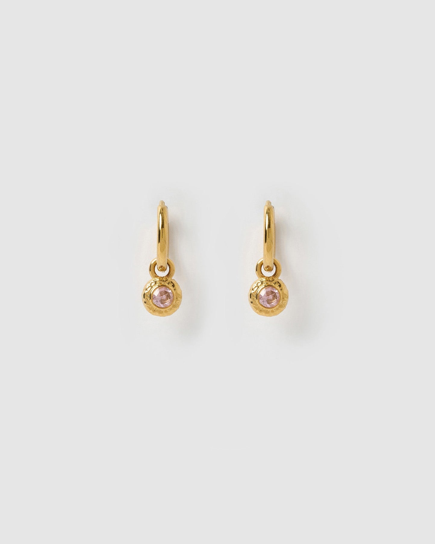 Crushed Birthstone Earrings