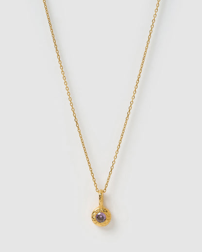 Crushed Birthstone Necklace