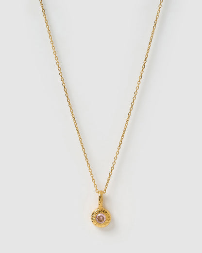 Crushed Birthstone Necklace