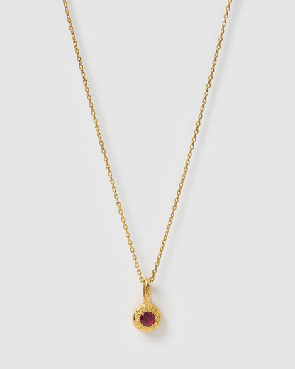 Crushed Birthstone Necklace