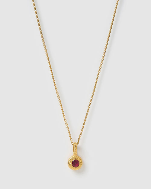 Crushed Birthstone Necklace