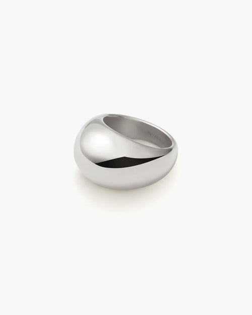 Silver Chunky Ring