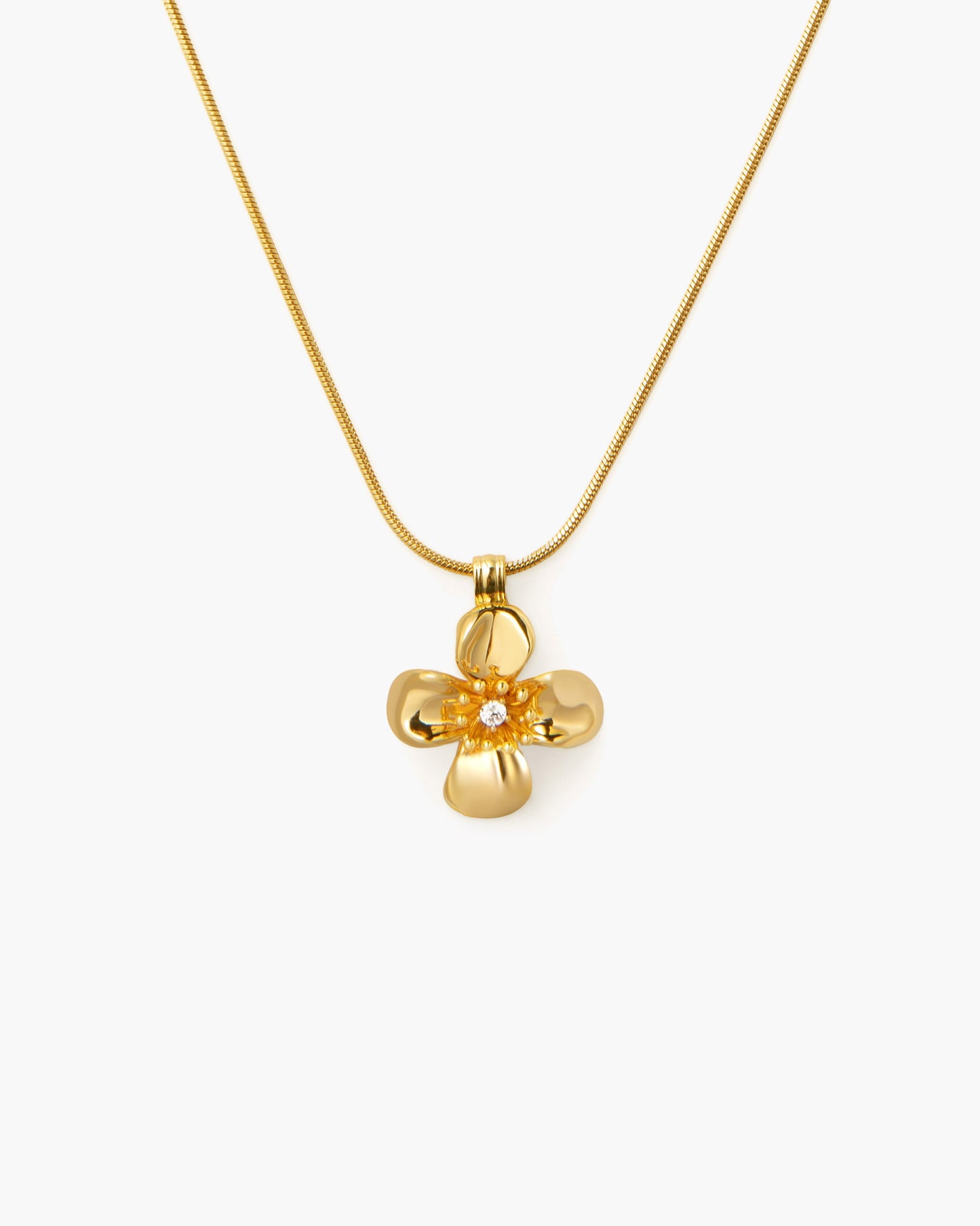 Cruz Flor Necklace
